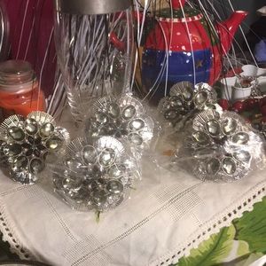 5 Ami- Bracelet flower gem faux pearl rhinestone